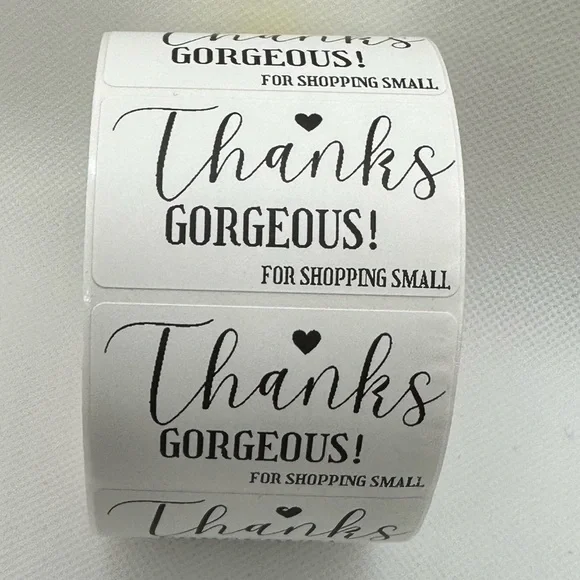 Thanks stickers  2" Stickers labels (100 roll ) NWT​​ - Picture 8 of 12